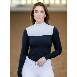 Refined Competition Top White Navy S