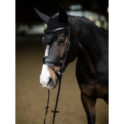 Ear Bonnet Padded Plain Black Silver Full soundless
