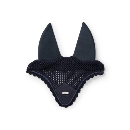 Ear Bonnet Padded Navy Silver Full soundless