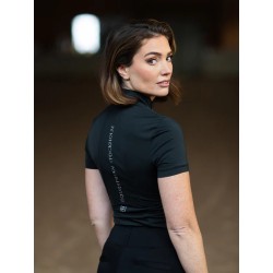 UV Protection Top Short Sleeve Black Edition XS